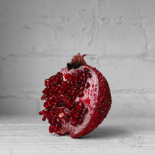 Hand-Beaded Pomegranate by Trovelore