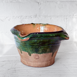 Small 19th-century French Ceramic Glazed Tian Bowl #3