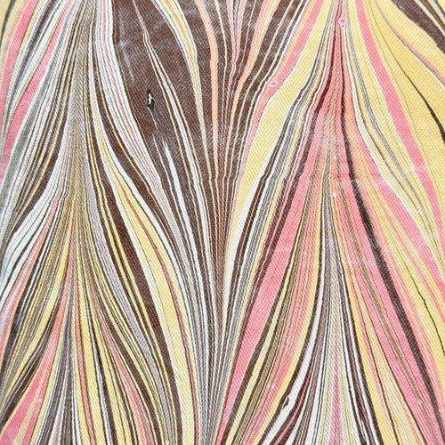 Hand Marbled One-of-a-Kind Pillow (26-06)