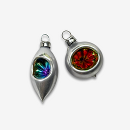 Nostalgic Mini Set of 2 Reflector Ornaments