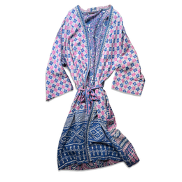 Jeanette Farrier Vintage Sari Robe #1