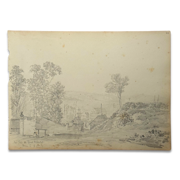 19th-century French Pencil Drawing by Alphonse Baril (#78)