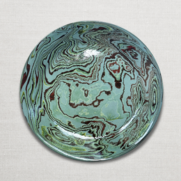 Marbled Dinner Plate Fontainebleau (FB #712)