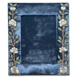 Tuileries Silk Velvet Tabletop Frame in Cobalt (#12)