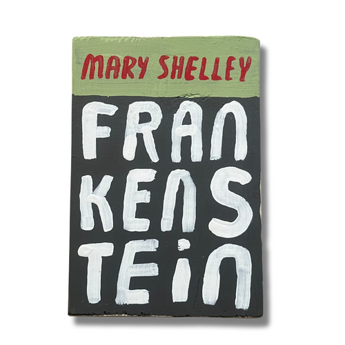 Leanne Shapton "Frankenstein" Painted Wooden Book