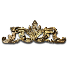 19th-century German Gilt Over Door Architectural Element