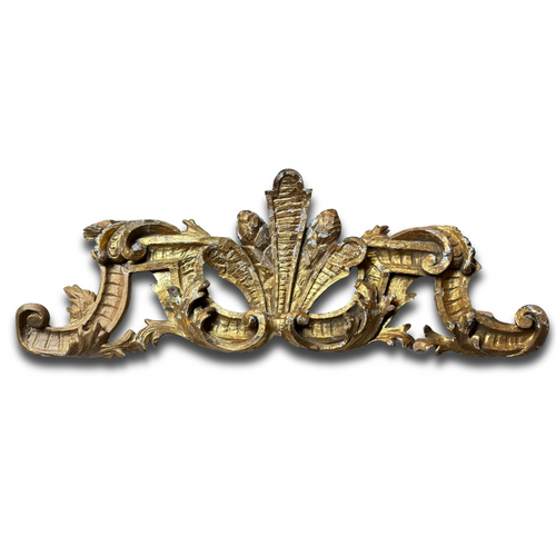19th-century German Gilt Over Door Architectural Element