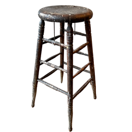 Early 20th Century American Tall Stool