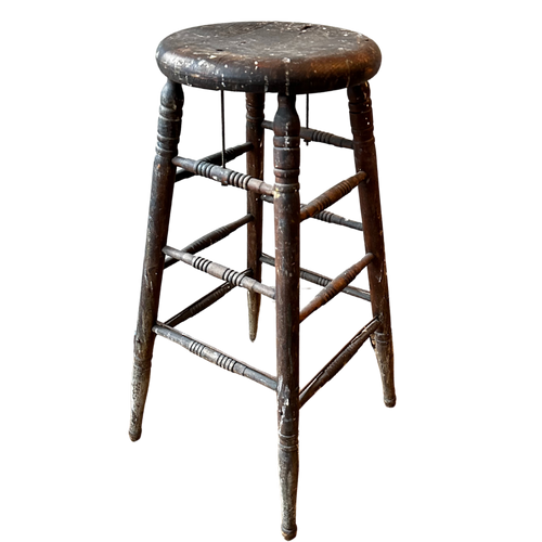 Early 20th Century American Tall Stool