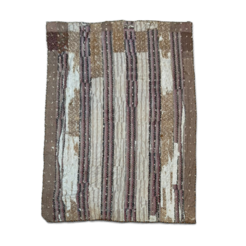 19th-century American Hand-Stitched Quilt