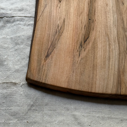 Spencer Peterman 21" Ambrosia Maple Wood Cutting Board with Handle (#4-14)