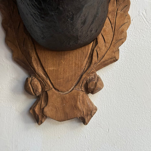 Black Forest Carved Rabbit Head (BFR-515)