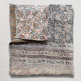 Vintage Sari Double Bedcover (JFDB-02)