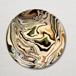 Marbled Dinner Plate in Toscane 1 (TS1 #747)
