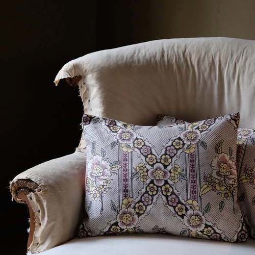 1B Guirlandes de Fleurs Sepia Antoinette Poisson 5 Meter Linen Bolt