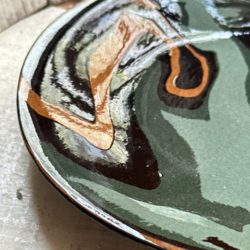 Marbled Small Plate in Byzance (BY #051)