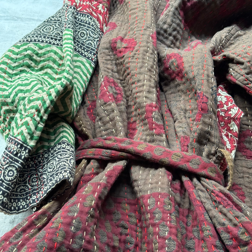 Jeanette Farrier Vintage Sari Robe #2