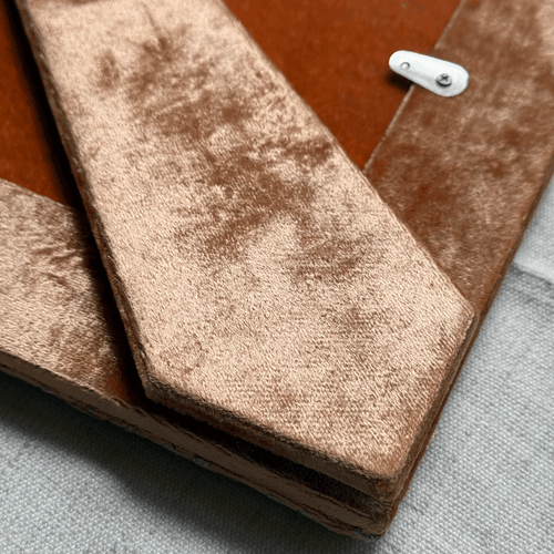 Jamila Silk Velvet Tabletop Frame in Tangerine (#13)