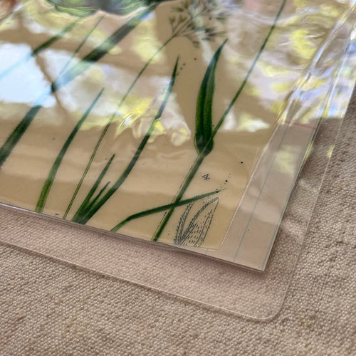 One-of-a-Kind Collaged Potted Foliage Bouquet Mat (#13)
