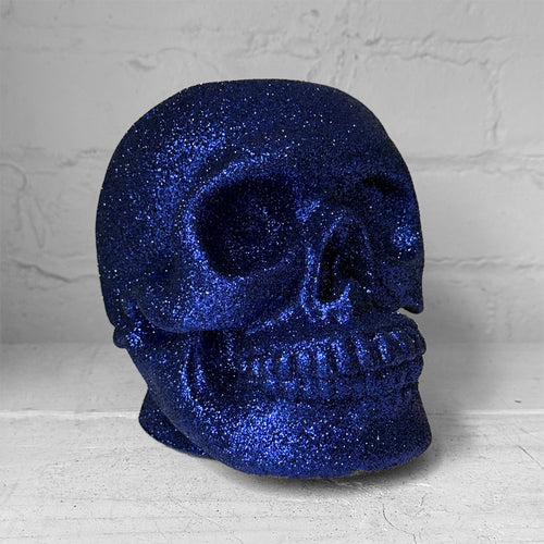 Ino Schaller Glitter Skull in Navy