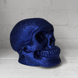 Ino Schaller Glitter Skull in Navy