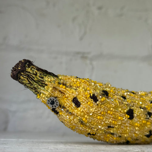 Hand-Beaded Banana by Trovelore