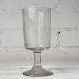 19th-century French Antique Wine Glass (#13)