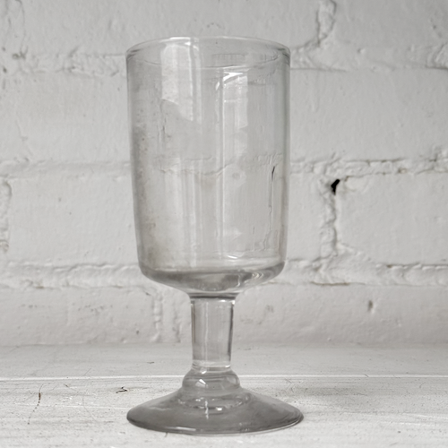 19th-century French Antique Wine Glass (#13)