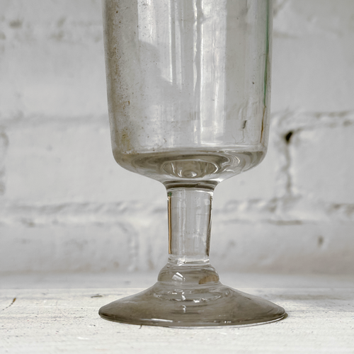 19th-century French Antique Wine Glass (#13)