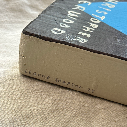 Leanne Shapton "A Single Man" Painted Wooden Book