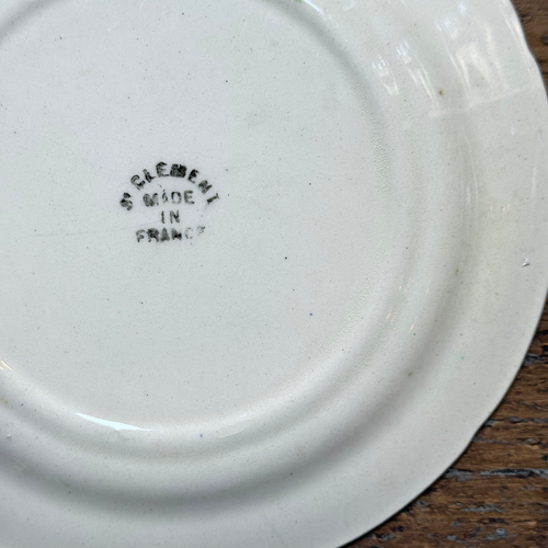 Set of 4 Early 20th Century French Fruit Plates