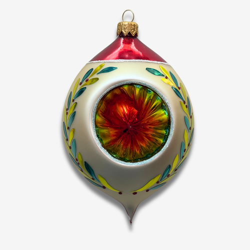 Vine Design Reflector Ornament
