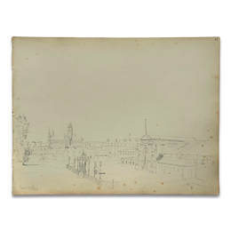 19th-century French Pencil Drawing by Alphonse Baril (#81)