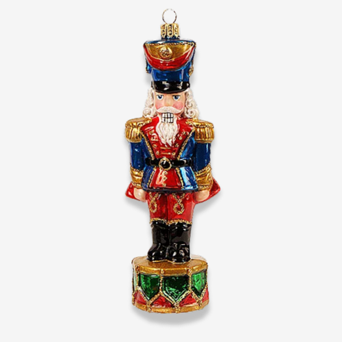 Nutcracker on Drum Ornament