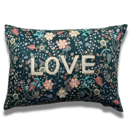 "Love" Embroidered Cushion (CS-822)