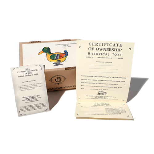 Limited Edition Wind-Up Tin Duck