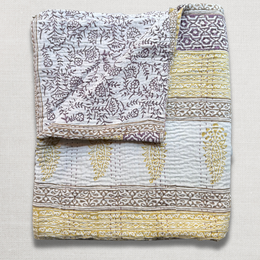 Vintage Sari Double Bedcover (JFDB-03)