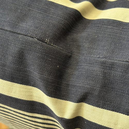 Custom 19th-century French Ticking Pillow (#3-08)