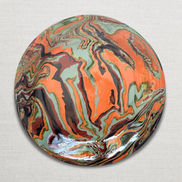 Marbled Dinner Plate Fayoum (FY #714)