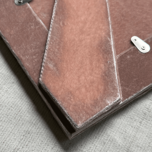 Sona Silk Velvet Tabletop Frame in Old Rose (#14)