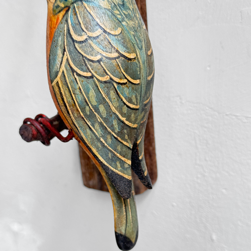 Black Forest Carved Bird with Fish (#12-13)