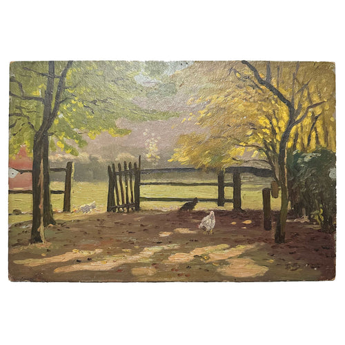Evert Rabbers Landscape Painting (2314)