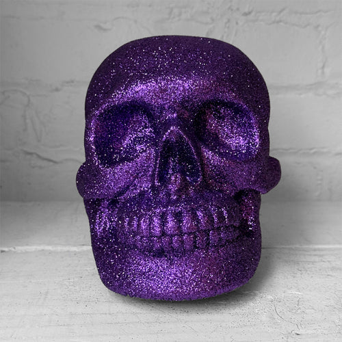 Ino Schaller Glitter Skull in Purple