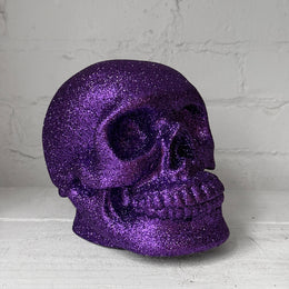Ino Schaller Glitter Skull in Purple