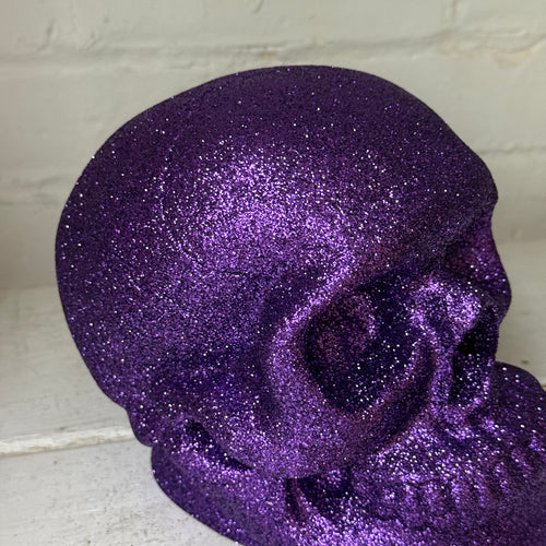 Ino Schaller Glitter Skull in Purple