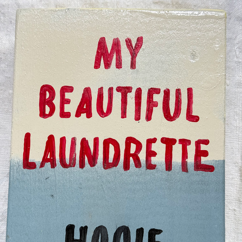 Leanne Shapton "My Beautiful Laundrette" Painted Wooden Book
