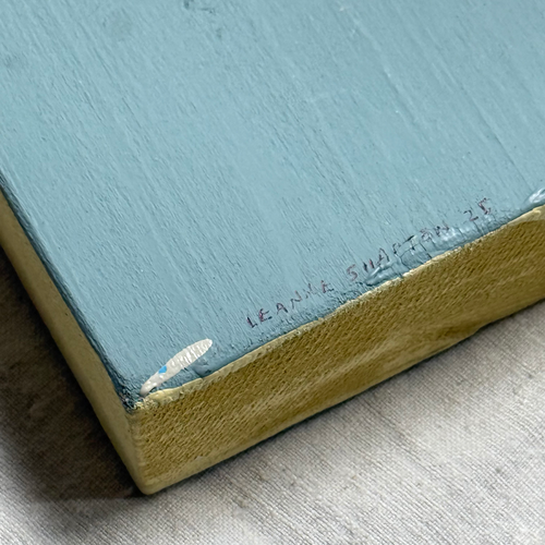 Leanne Shapton "My Beautiful Laundrette" Painted Wooden Book