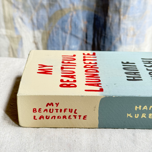 Leanne Shapton "My Beautiful Laundrette" Painted Wooden Book