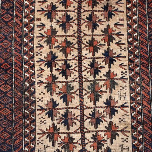 2’ 7” x 4’ 6” Vintage Belouch Rug