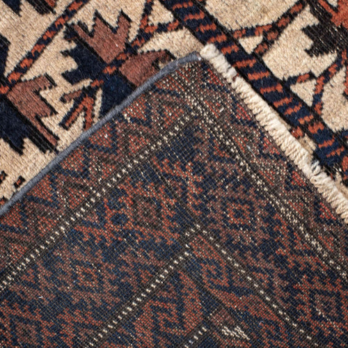 2’ 7” x 4’ 6” Vintage Belouch Rug
